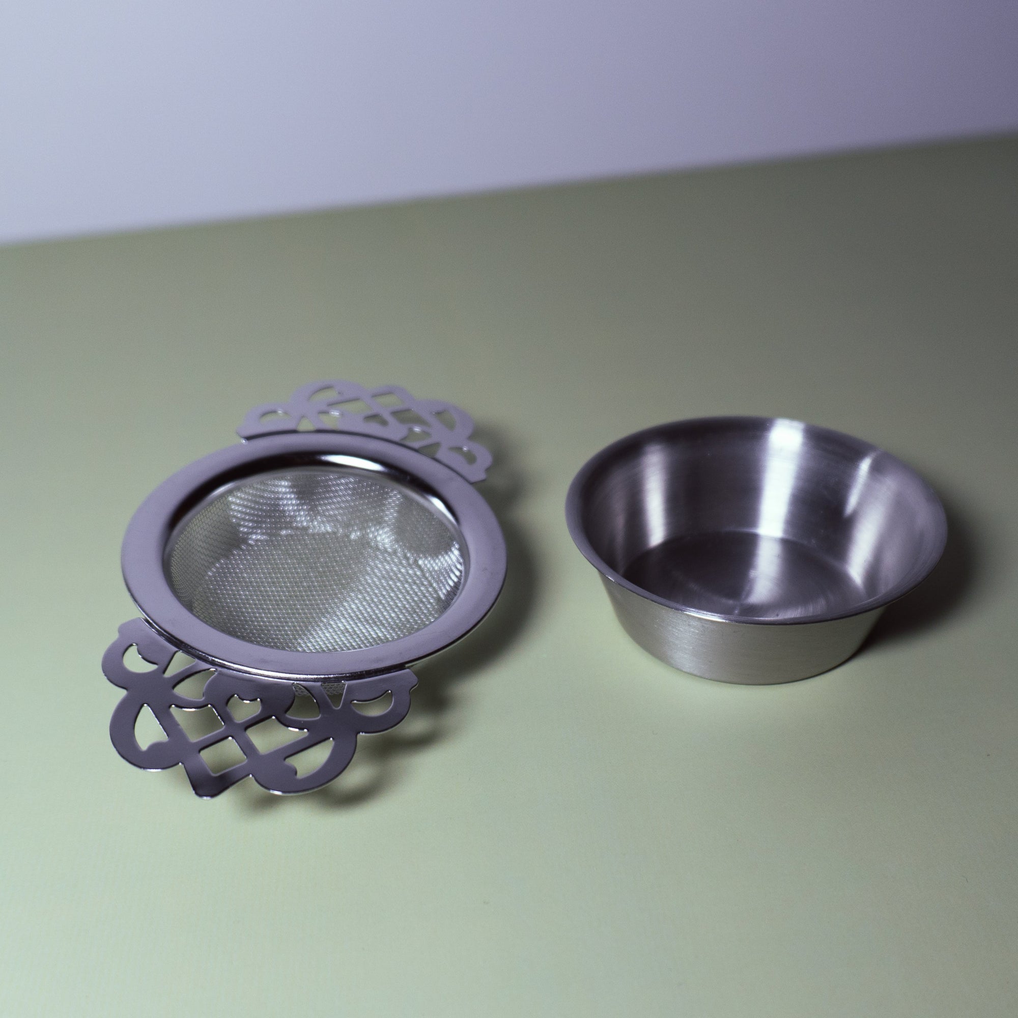 tea strainer silver o